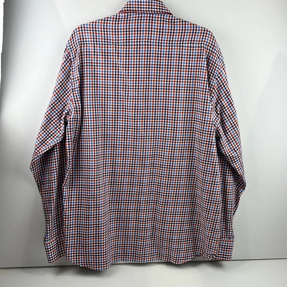Paul & Shark Yachting Silver Collection Red Blue Check Men's button down shirt - Picture 2 of 10
